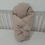 Pro útulný domov Povlak na péřovou zavinovačku mušelínový Béžový – Zboží Dáma