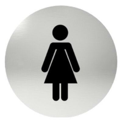 METAL BUD Označení dveří samolepící - WC dámy ONWCDK – Sleviste.cz