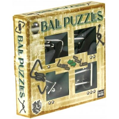 Eureka Kovové hlavolamy 10 kusů sada zelená – Zboží Dáma