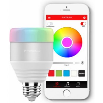 MiPow Playbulb E27, 5W, RGB, bílá BTL201-WT