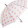 Deštník Tulimi jahoda dětský holový deštník růžový