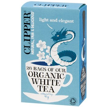 Clipper čaj organic white Tea 26 x 1,7 g