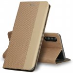 Pouzdro Forcell SENSITIVE Book Samsung A525 Galaxy A52 LTE A526 A52 5G A528 A52s zlaté – Zboží Mobilmania