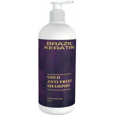 Brazil Keratin Anti Frizz Gold Conditioner 550 ml – Zboží Mobilmania