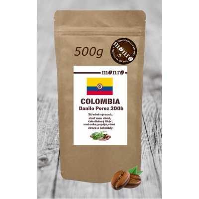 Monro Káva Kolumbijská fermentovaná 100% Arabika Colombia Danilo Perez 200h 0,5 kg