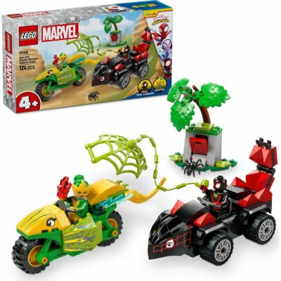LEGO® Marvel Spidey a jeho úžasní přátelé 11198 Spin, Electro a honička s dinosauřím vozidlem – Zboží Živě