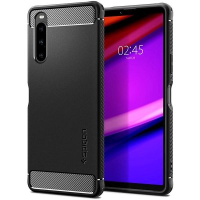 Pouzdro Spigen Rugged Armor Black Sony Xperia 10 V ACS06202 – Hledejceny.cz