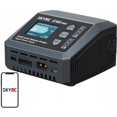 SkyRC S100neo Nabíječka AC/DC 100W/200W 12A 6S LiPo/LiFe/LiIon/LiHV – Hledejceny.cz