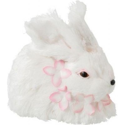 Dekorace králíček s květy kolem krku 14*18*15 cm – Hledejceny.cz