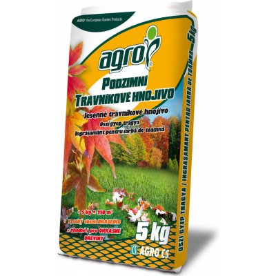 Agro trávníkové hnojivo podzimní 5 kg – Zboží Mobilmania