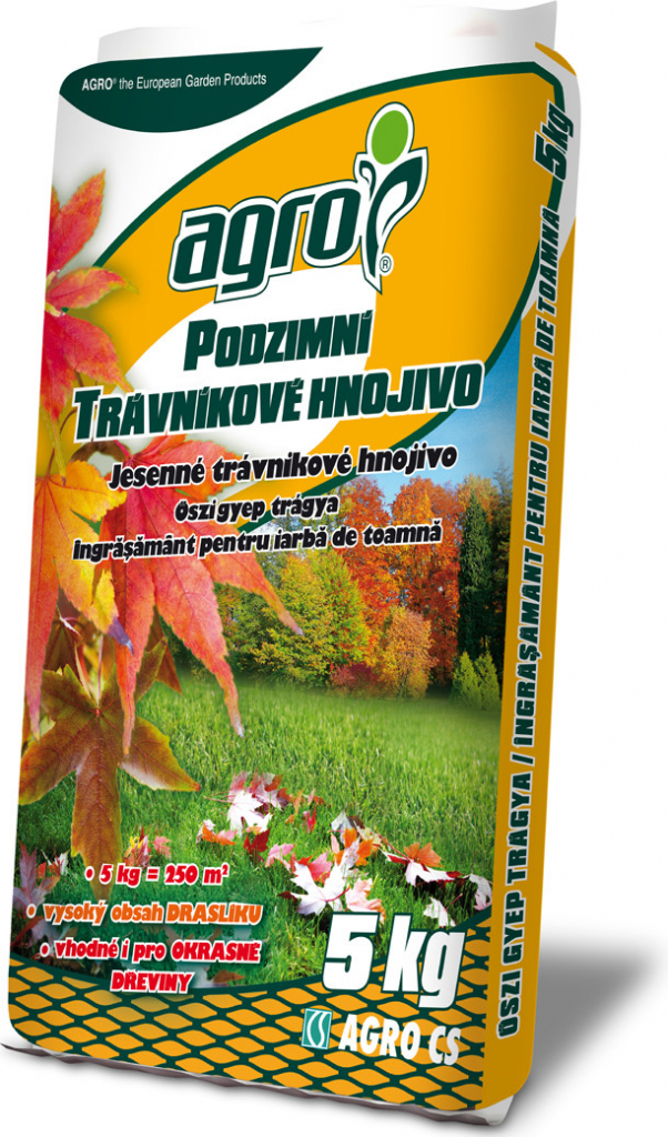 Agro trávníkové hnojivo podzimní 5 kg