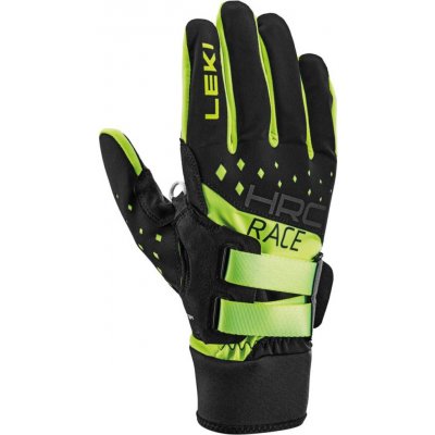 Leki pánské rukavice HRC Race Shark Black Neon Yellow – Hledejceny.cz