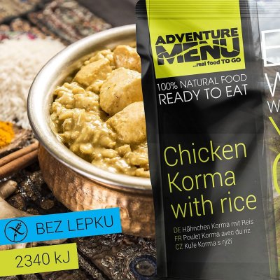 Adventure Menu Kuře Korma s rýží 400 g – Zboží Mobilmania