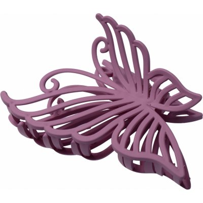 Biju Spona do vlasů - skřipec motýl růžové barvy 8000913-8 – Zboží Dáma