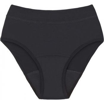 Snuggs Period Underwear Hugger Extra Heavy Flow Black látkové menstruační kalhotky pro silnou menstruaci Black