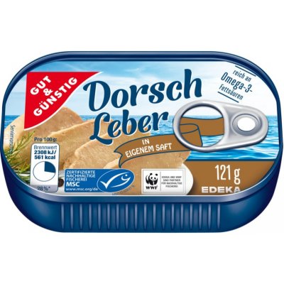 G&G Tresčí játra ve vlastní šťávě 120 g – Zboží Dáma