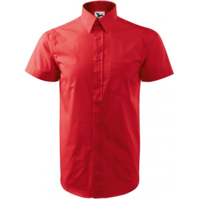 Malfini Chic pánská košile krátký rukáv červená MAL-20707