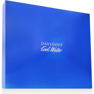 Davidoff Cool Water Man EDT 125 ml + 75 ml balzám po holení + 75 ml sprchový gel dárková sada – Sleviste.cz