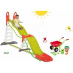 Smoby Set detská šmykľavka Toboggan Super Megagliss 2v1 +fúrik set s vedierkom SM310260-18 – Hledejceny.cz