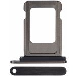 SIM šuplík | iPhone 15 Pro, 15 Pro Max Barva: Black Titanium (Titanová černá) – Zboží Mobilmania