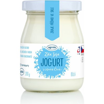 Agrola Jogurt bílý 200 g – Zboží Dáma