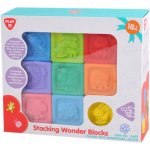 Teddies 59714 Gumové kostky 9 ks 5x5cm – Zboží Živě