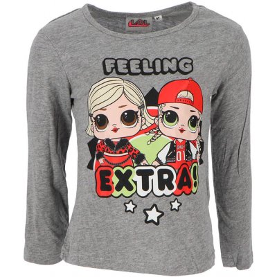 SUN CITY Dívčí tričko L O L Surprise Extra bavlna šedé – Hledejceny.cz