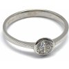 Prsteny Diante Zlatý prsten s bílým kamenem 31502903