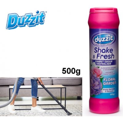 Duzzit Shake&Fresh Vonný prášek na koberce Floral Garden 500 g – Sleviste.cz