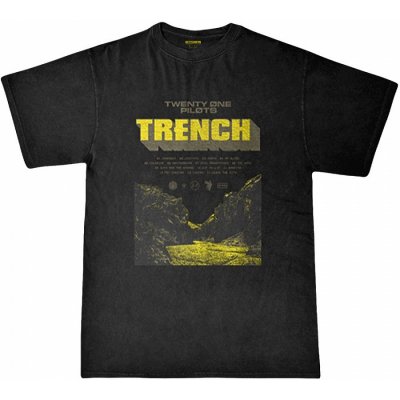 Twenty One Pilots tričko, Trench Cliff Black, pánské, velikost XL