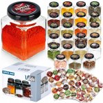 VILDE Sada skleněných dóz na koření 24 ks – Zboží Dáma