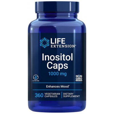 Life Extension Inositol Caps 360 vegetariánská kapsle, 1000 mg