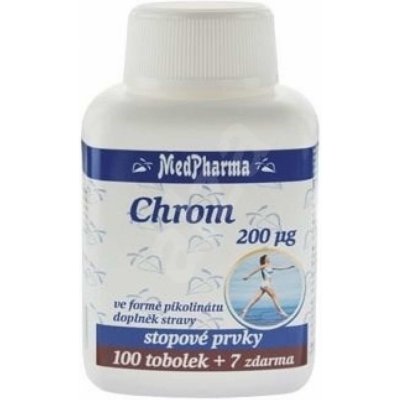 MedPharma Chrom pikolinát 200 mg 107 tobolek – Hledejceny.cz
