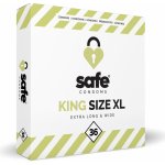 Safe XL Condoms Extra Long & Wide 36 ks – Zboží Mobilmania