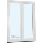 Kömmerling balkonové dveře 70 AD O+OS klapačka levé bílá 150 x 230 cm jednostranná klika + madýlko + PVC rám – Hledejceny.cz