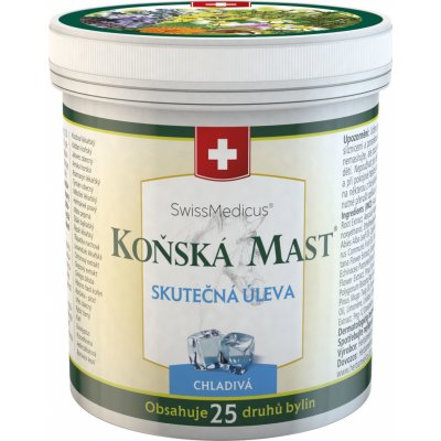 Swissmedicus Koňská Mast s konopím chladivá 500 ml – Zboží Mobilmania