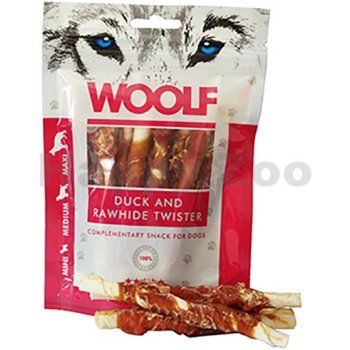 WOOLF Chicken and Rawhide Twister 100 g