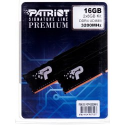 Patriot Signature Premium Line DDR4 16GB 3200MHz CL22 (2x8GB) PSP416G3200KH1