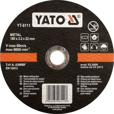 Yato Kotouč 125 x 22 x 1,2 mm YT-5923 – Hledejceny.cz