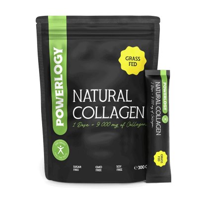 Powerlogy Natural Collagen kolagen v prášku 10x10 g – Hledejceny.cz