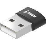 AlzaPower USB-A (M) to USB-C (F) 2.0 černý APW-ADTATC2B – Zboží Živě