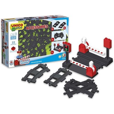 Unico Plus Sada kolejí pro vláčky kompatibilní 22 dílů – Zboží Dáma