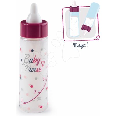Smoby Fľaška na kŕmenie bábiky Baby Nurse 13 cm s ubúdajúcim mliekom – Zboží Mobilmania