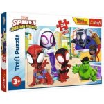 TREFL Spiderman: Spidey a jeho úžasní přátelé MAXI 24 dílků – Zboží Mobilmania