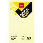 Bloček samolepící STICK UP žlutý 76 x 126mm DELI EA00553 DELI GROUP CO., LTD. – Hledejceny.cz