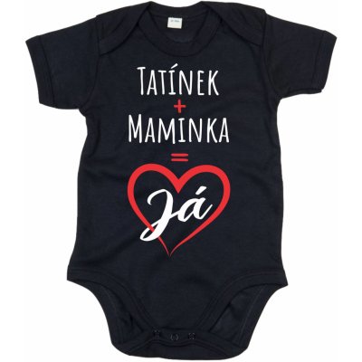 Fajntričko Dětské body Tatínek+Maminka=Já – Zboží Mobilmania