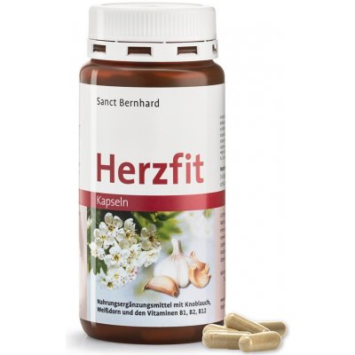 Kräuterhaus Sanct Bernhard KG Herzfit 180 kapslí – Hledejceny.cz