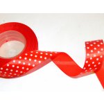 Stuha saténová s puntíkem, WSK6055, šíře 12 mm / balení 22 m – Hledejceny.cz