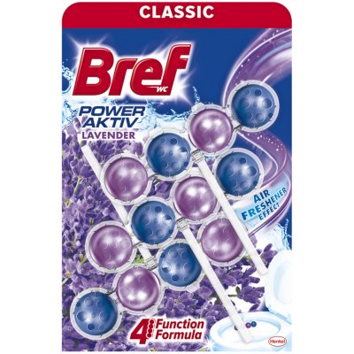 Bref Power Activ WC blok Lavender 3 x 50 g – Zbozi.Blesk.cz