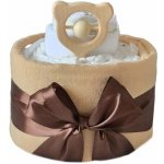 Brumlík plenkový mini dort Káva s chrastítkem – Sleviste.cz